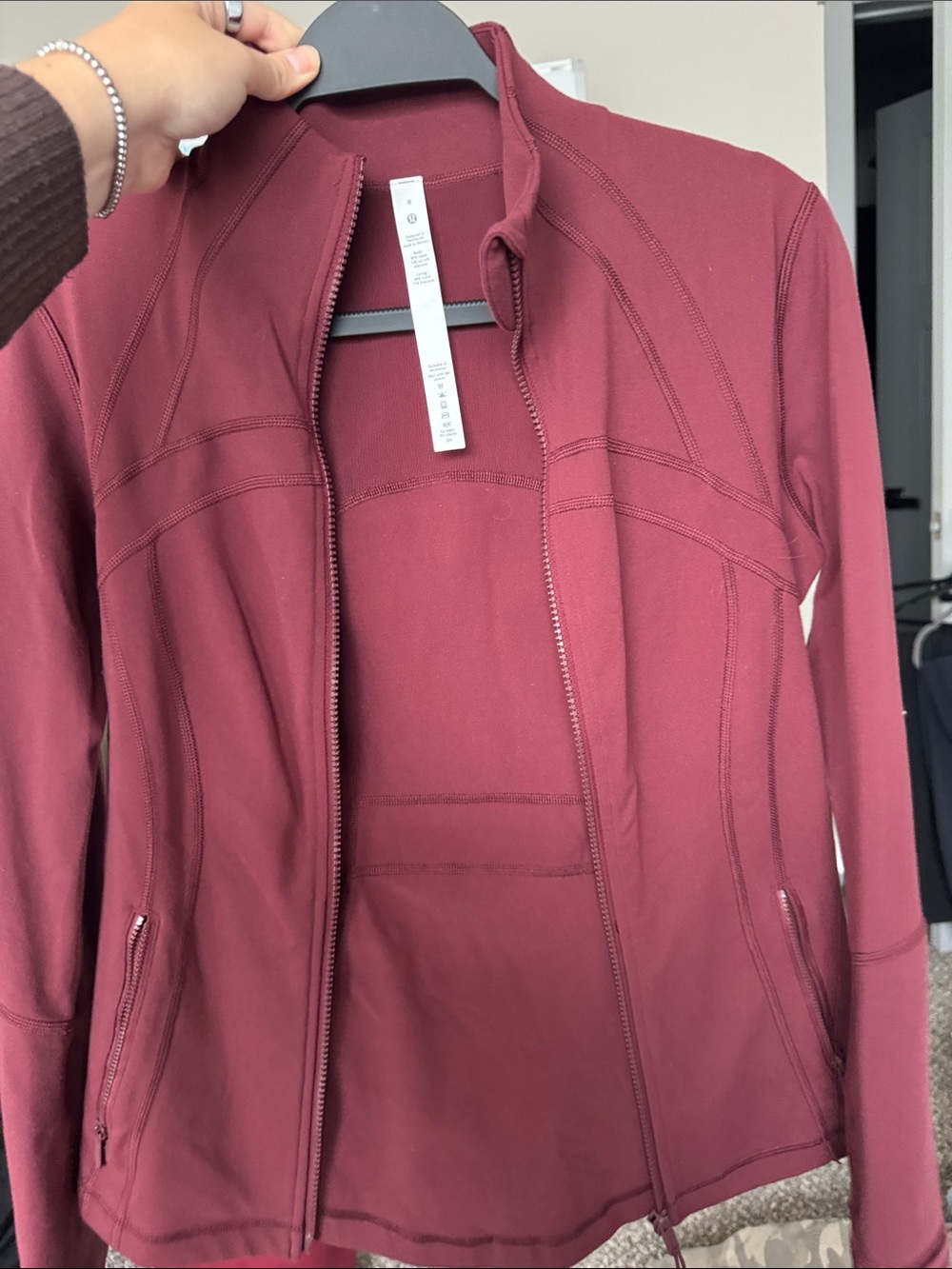 Lululemon Define Jacket Maroon
